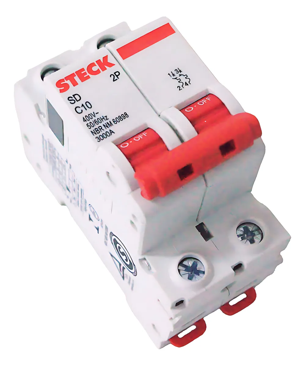 disjuntor steck bipolar 10, 16. 20, 25, 32, 40, 50 curva c disjuntor steck bipolar 10, 16. 20, 25, 32, 40, 50 curva c