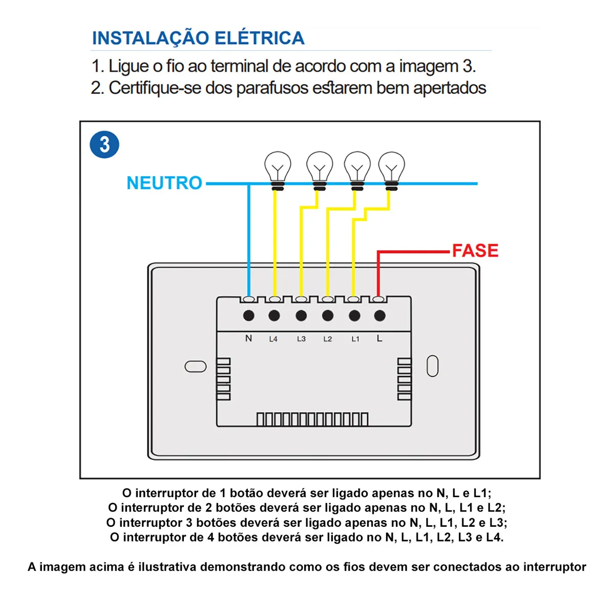 interruptor inteligente wifi novadigital 3 teclas botões touch tuya smart life alexa google 110v 220v bivolt interruptor inteligente wifi novadigital 3 teclas botões touch tuya smart life alexa google 110v 220v bivolt